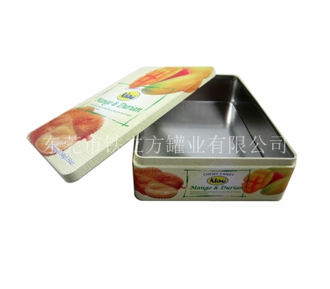 收口長(cháng)方食品铁盒
