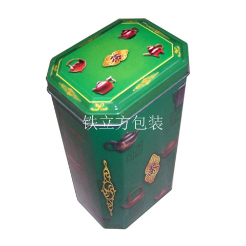 八角茶叶罐